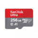 SanDisk Ultra 256GB 120Mbps Micro SD UHS-I Card (SDSQUA4-256G-GN6MN)